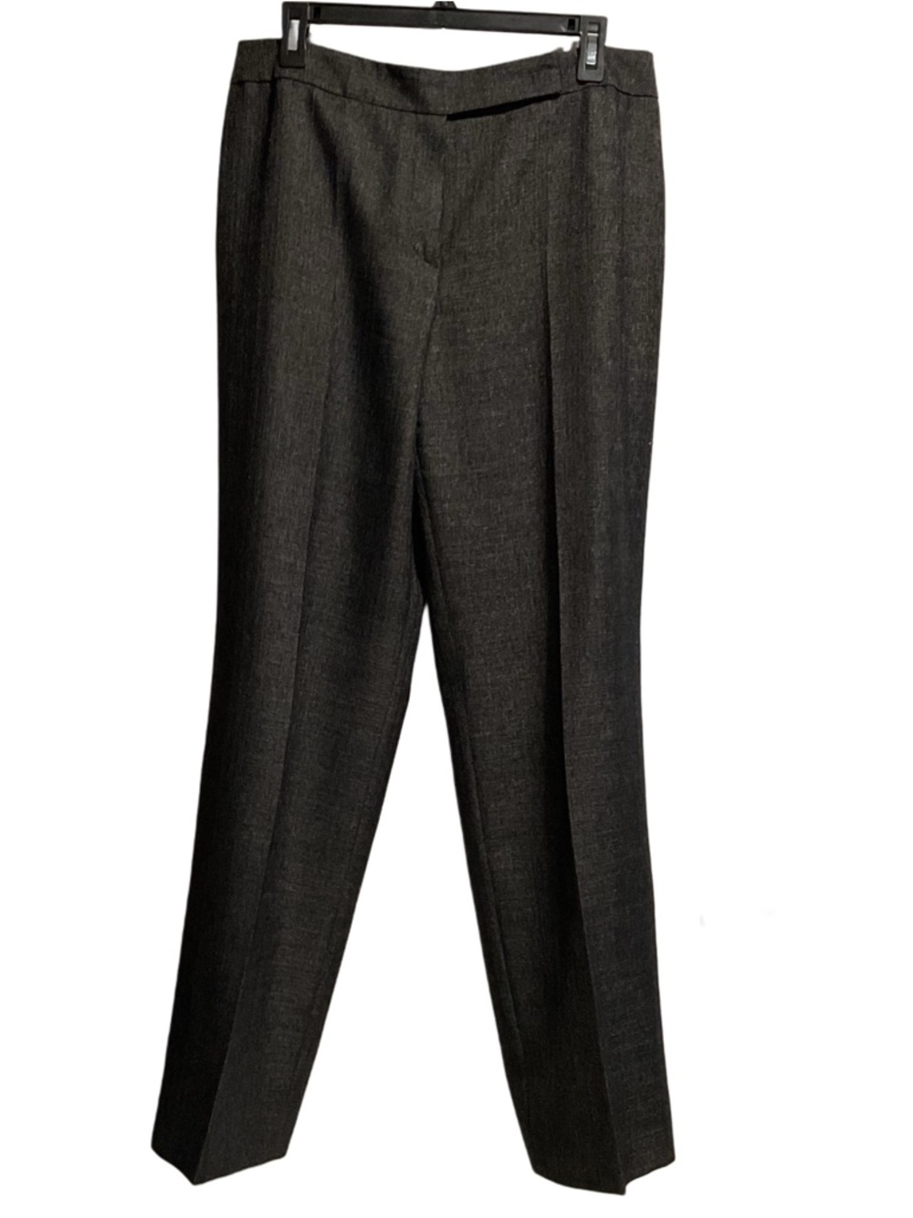 Escada‎ Wood Blend Dress Pants High Rise Gray Straight Leg
